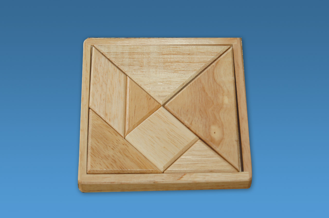 Tangram aus Holz